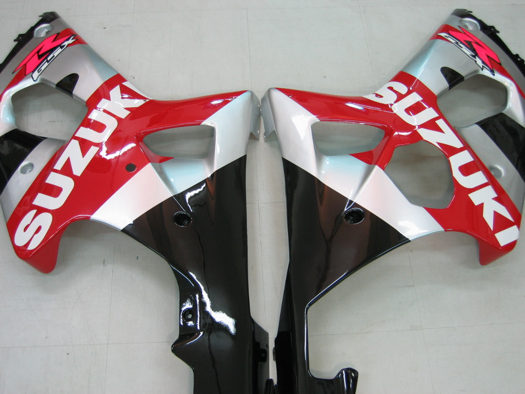 Amotopart 2000-2002 Suzuki GSXR1000 Verkleidung Red & Sliver Kit