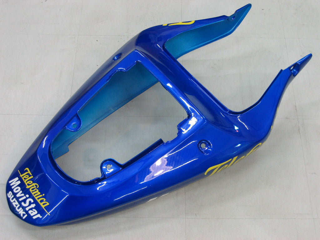 Amotopart 2000-2002 Suzuki GSXR1000 Verkleidung Blue & Yellow Kit