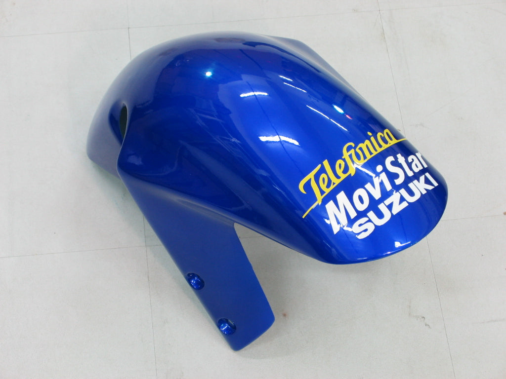 Amotopart 2000-2002 Suzuki GSXR1000 Verkleidung Blue & Yellow Kit