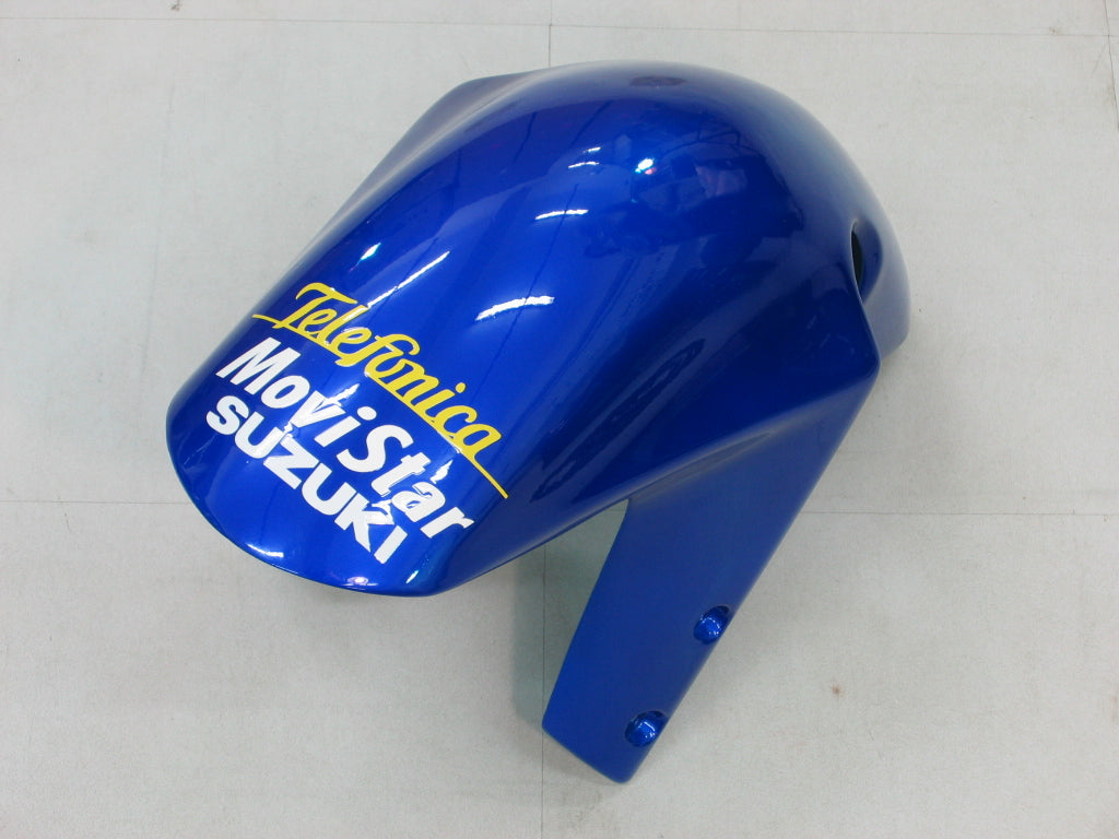 Amotopart 2000-2002 Suzuki GSXR1000 Verkleidung Blue & Yellow Kit