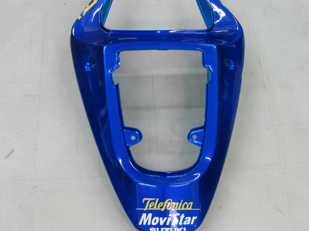 Amotopart 2000-2002 Suzuki GSXR1000 Verkleidung Blue & Yellow Kit