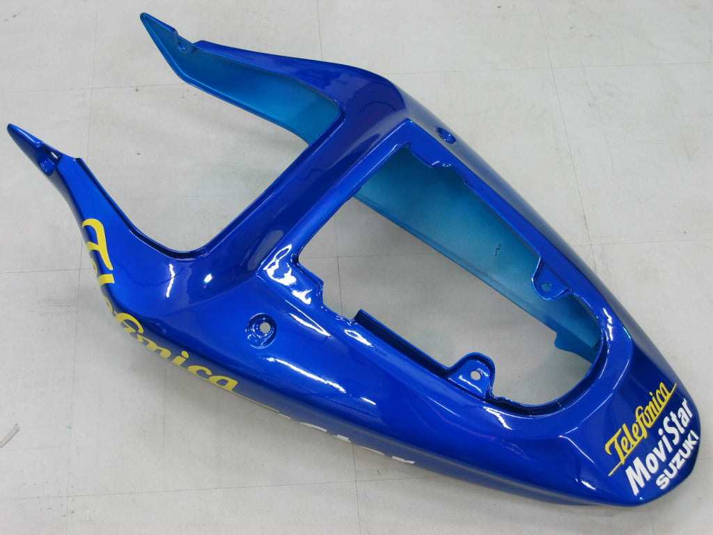 Amotopart 2000-2002 Suzuki GSXR1000 Verkleidung Blue & Yellow Kit