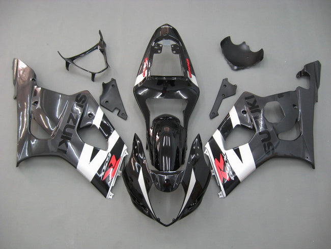 Amotopart 2003-2004 Suzuki GSXR1000 Verkleidung Black Kit