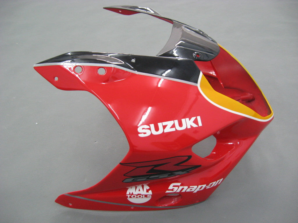 Amotopart 2003-2004 Suzuki GSXR1000 Carénage Multi Rouge et Noir Kit