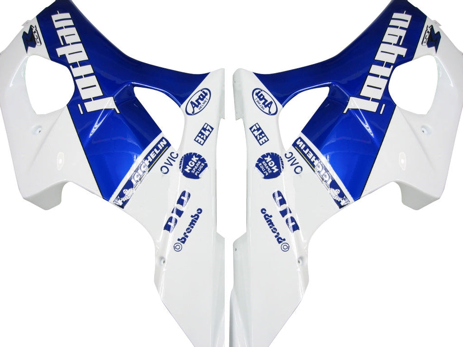 Amotopart 2003-2004 Suzuki GSXR1000 Verkleidung Blue & White Kit
