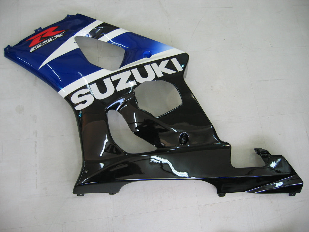 Amotopart 2003-2004 GSXR1000 Suzuki Verkleidung Black & Blue Kit