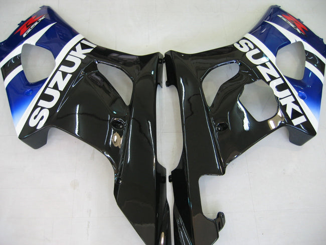 Amotopart 2003-2004 GSXR1000 Suzuki Verkleidung Black & Blue Kit