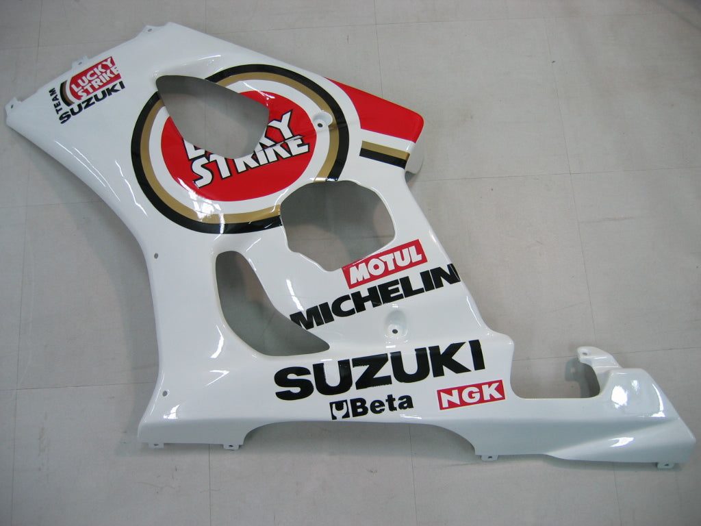 Amotopart 2003-2004 Suzuki GSXR1000 Verkleidung wei? und rote Kit