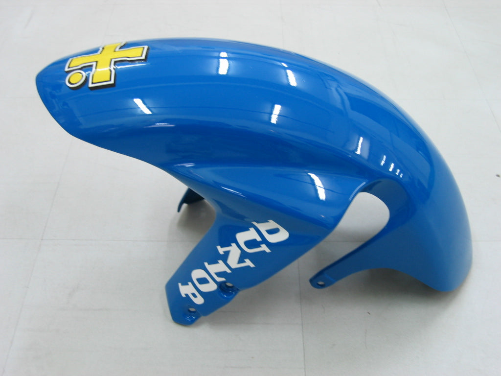 Amotopart 2003-2004 Suzuki GSXR1000 Verkleidung Multi Blue Kit