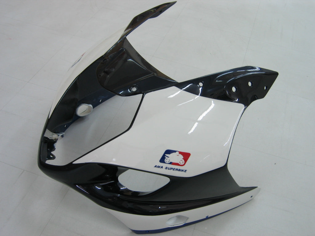 Amotopart 2003-2004 Suzuki GSXR1000 Verkleidung Multi White & Black Kit