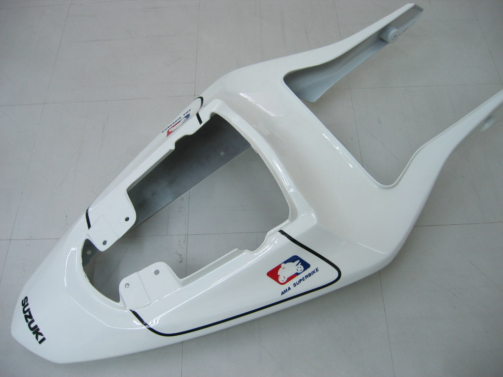 Amotopart 2003-2004 Suzuki GSXR1000 Verkleidung Multi White & Black Kit