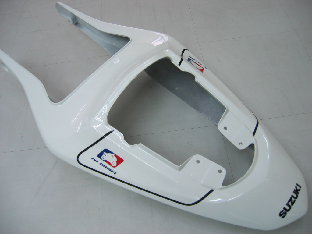 Amotopart 2003-2004 Suzuki GSXR1000 Verkleidung Multi White & Black Kit