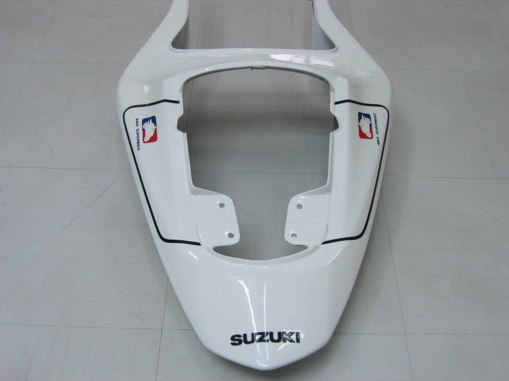 Amotopart 2003-2004 Suzuki GSXR1000 Verkleidung Multi White & Black Kit