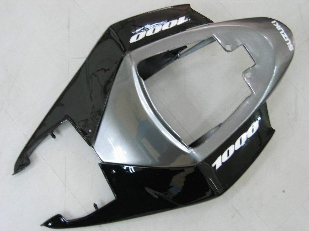 Amotopart 2005-2006 GSXR1000 Suzuki Kit de carénage noir et gris