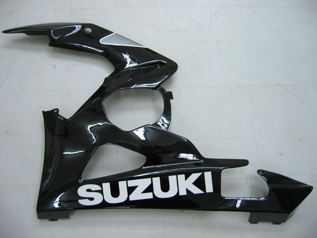 Amotopart 2005-2006 GSXR1000 Suzuki Kit de carénage noir et gris