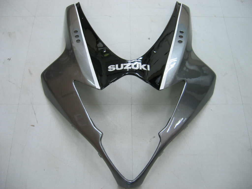 Amotopart 2005-2006 GSXR1000 Suzuki Kit de carénage noir et gris