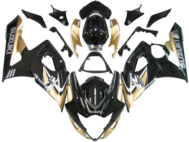 Amotopart Favoritings 2005-2006 Suzuki GSXR 1000 Black & Gold GSXR Racing Generic