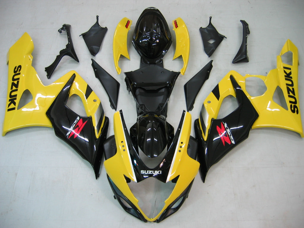 AMOTOPART FARINGINGS 2005-2006 SUzuki GSXR 1000 Yellow & Black Racing Generikum