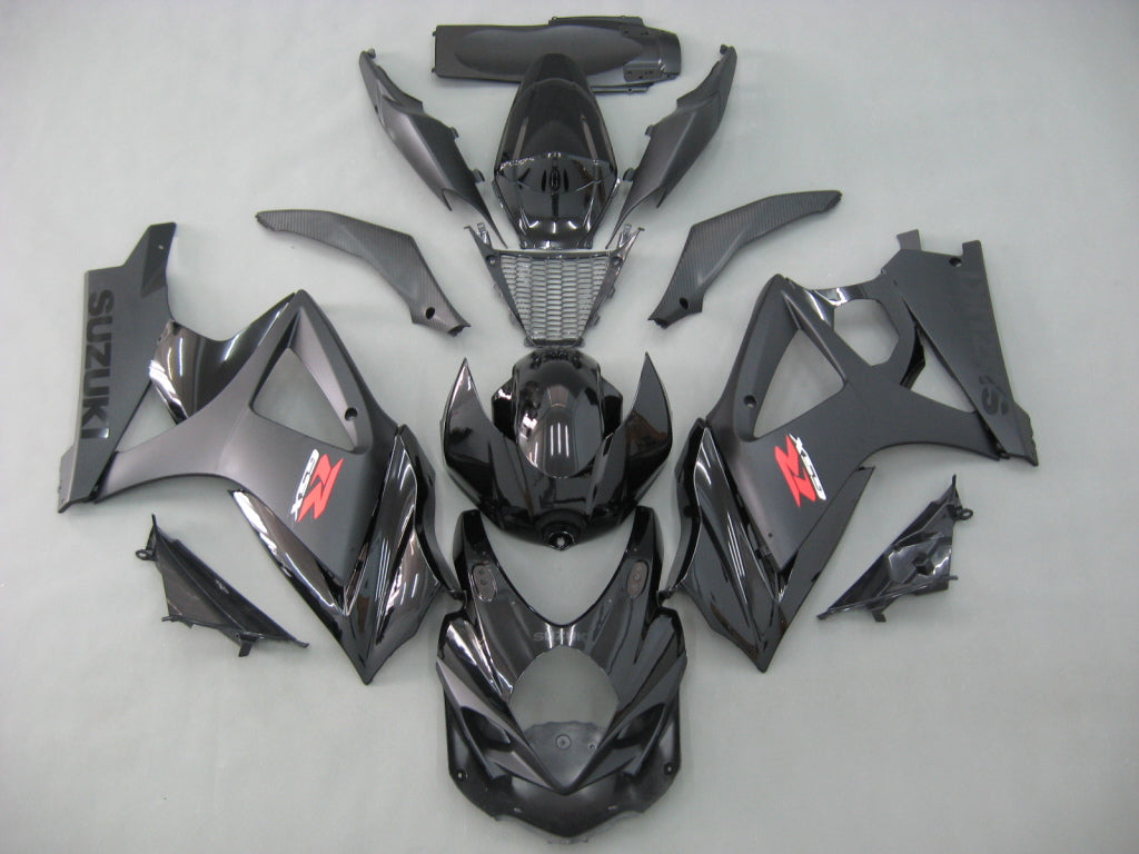 Amotopart Favoritings 2007-2008 Suzuki GSXR 1000 All Black GSXR Racing Generic