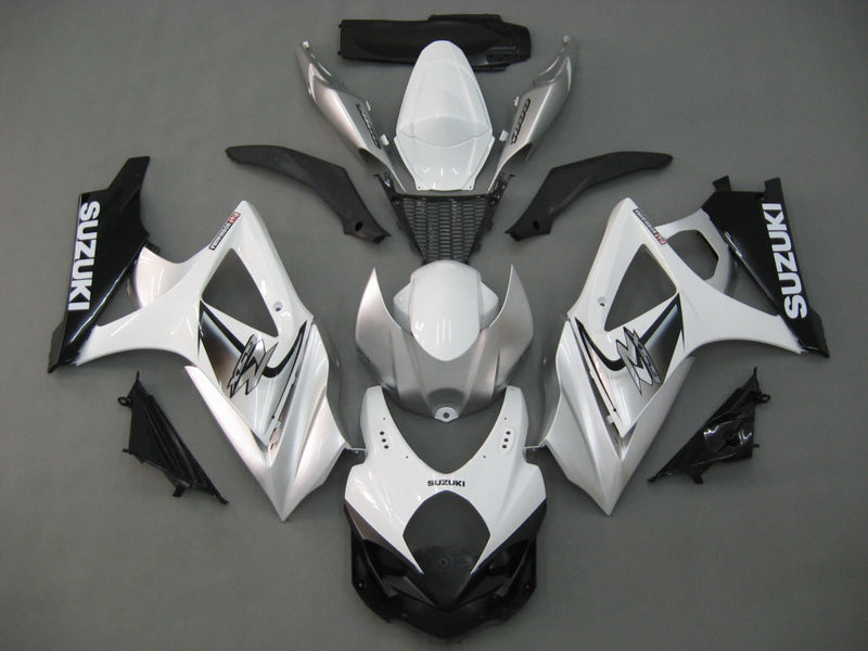 For GSXR1000 2007-2008 Bodywork Fairing Black ABS Injection Molded Plastics Set