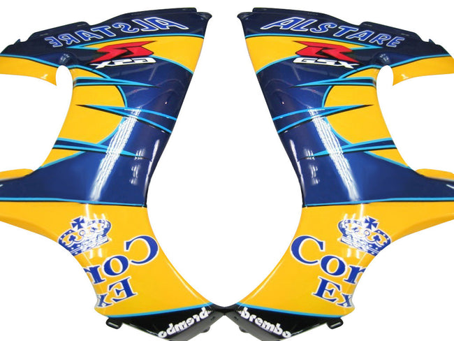 Amotopart Faillings 2008-2020 Suzuki GSX 1300 Hayabusa Yellow Blue Alstare Corona Racing Generikum