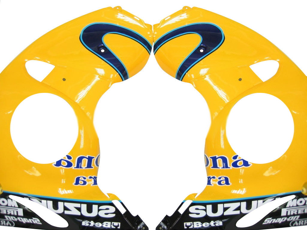 Amotopart Faillings 2008-2020 Suzuki GSX 1300 Hayabusa Yellow Blue Alstare Corona Racing Generikum