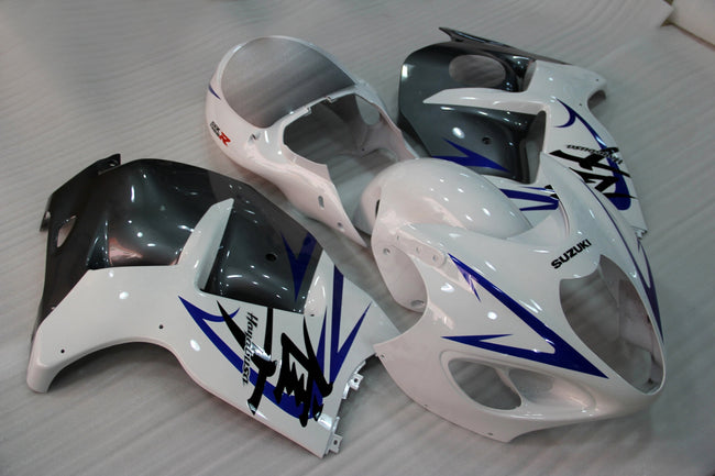 AMOTOPART FAKINGS 2008-2020 Suzuki GSX 1300 Hayabusa White Grey Blue Racing Generic Racing