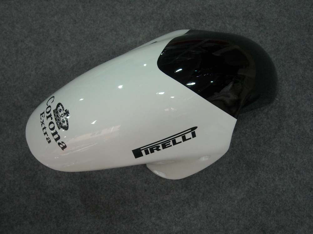 Amotopart Suzuki GSXR1300 Verkleidung White & Black Kit