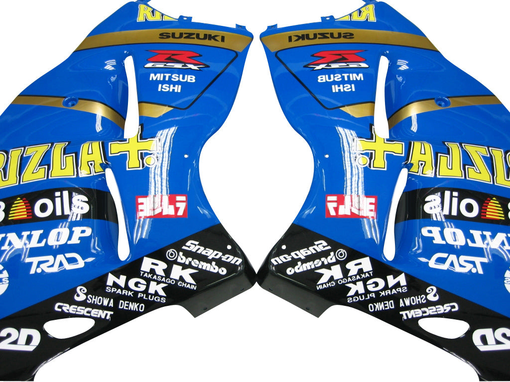 Amotopart Suzuki Hayabusa GSXR1300 1999-2007 Verkleidung Multi Blue Kit