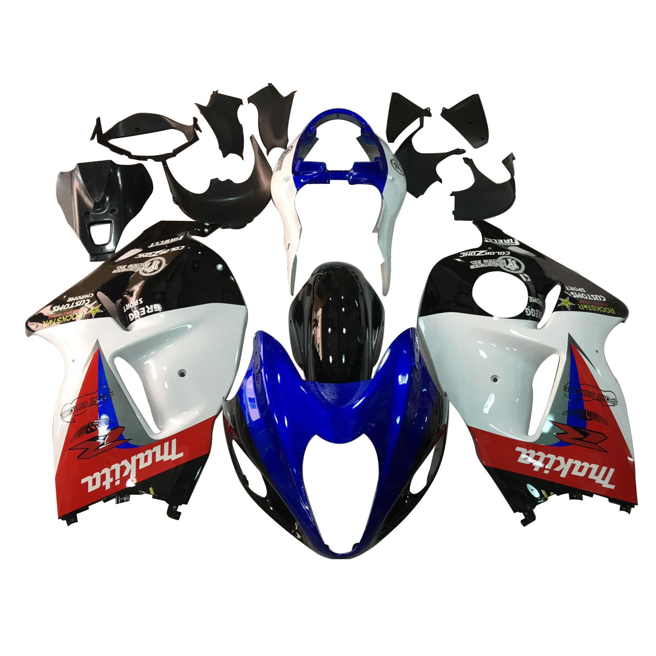 Amotpart Suzuki Hayabusa GSXR1300 1999-2007 Verkleidung Multi Color Kit