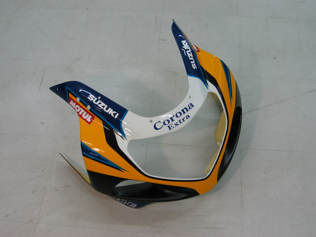 Amotopart-Funkeln 2001-2003 Suzuki GSXR 600 Yellow & Blue Corona GSXR Rennsport Generika