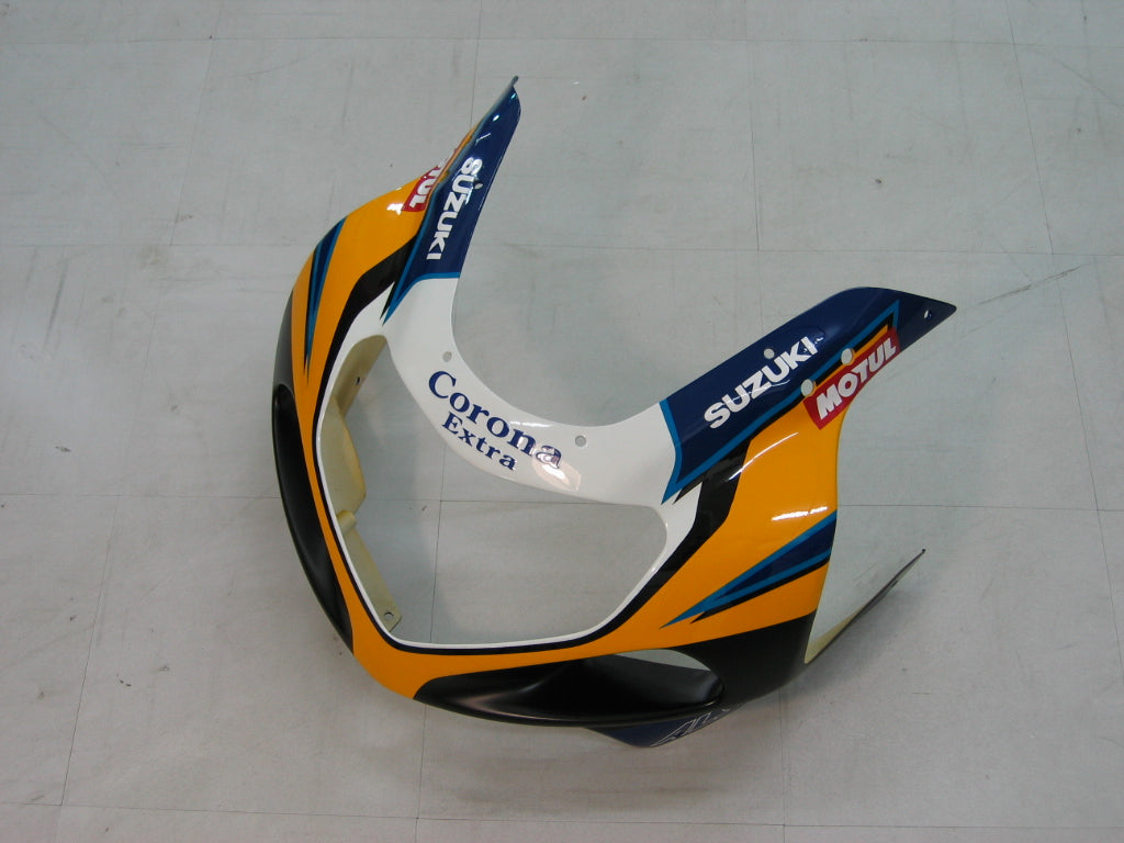 Amotopart-Funkeln 2001-2003 Suzuki GSXR 600 Yellow & Blue Corona GSXR Rennsport Generika