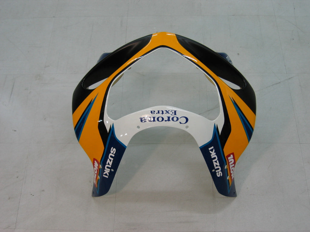 Amotopart-Funkeln 2001-2003 Suzuki GSXR 600 Yellow & Blue Corona GSXR Rennsport Generika