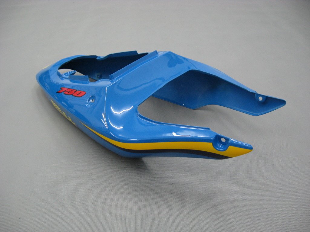 Amotopart-Verkleidungen Suzuki 600 2001-2003 Verkleidung Rizla GSXR Racing Blue Black Verkleidungskit