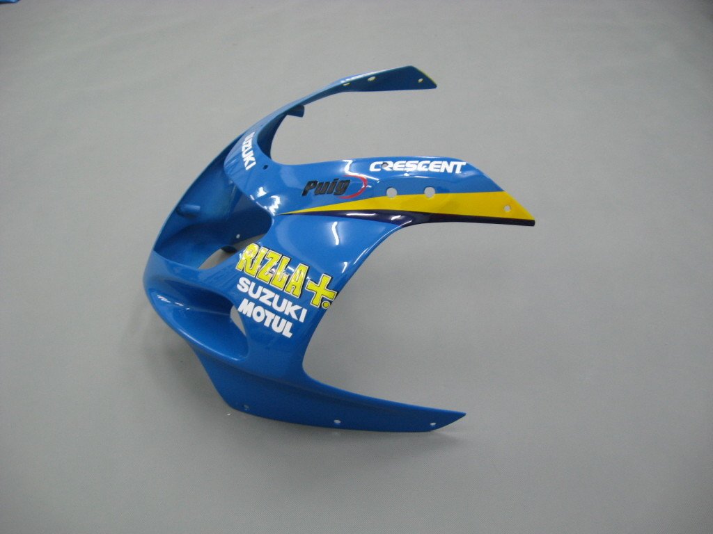 Amotopart-Verkleidungen Suzuki 600 2001-2003 Verkleidung Rizla GSXR Racing Blue Black Verkleidungskit