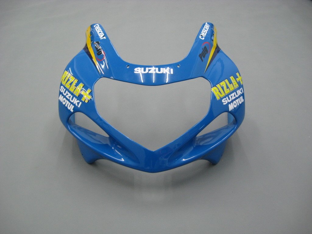 Amotopart-Verkleidungen Suzuki 600 2001-2003 Verkleidung Rizla GSXR Racing Blue Black Verkleidungskit