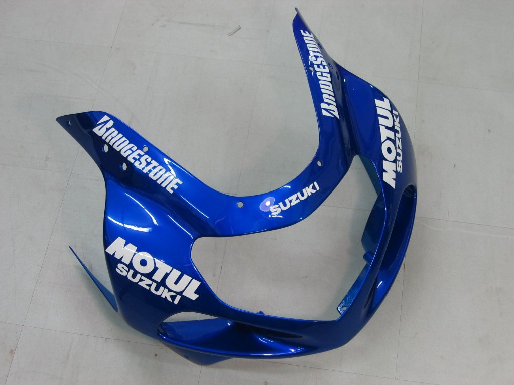 Amotopart Verkleidung Suzuki GSXR 600 2001-2003 Abzugsmotul Rennblau-Verkleidungskit