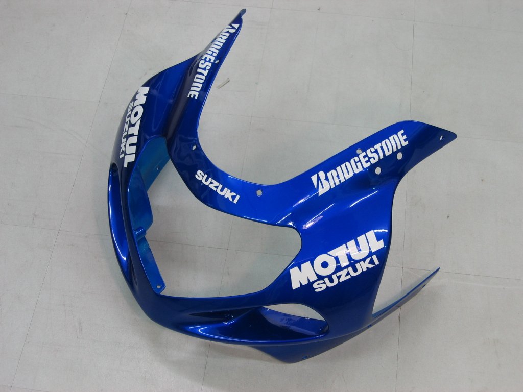 Amotopart Verkleidung Suzuki GSXR 600 2001-2003 Abzugsmotul Rennblau-Verkleidungskit