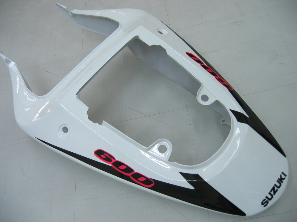 Amotopart Verkleidung Suzuki 600 2001-2003 Verkleidung Schwarz & Wei? GSXR Racing Kiting Kit