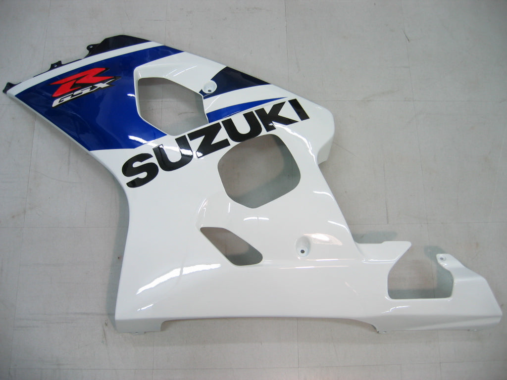 Amotopart 2004-2005 Suzuki GSX-R 600 750 Verkleidung Blue & White Kit