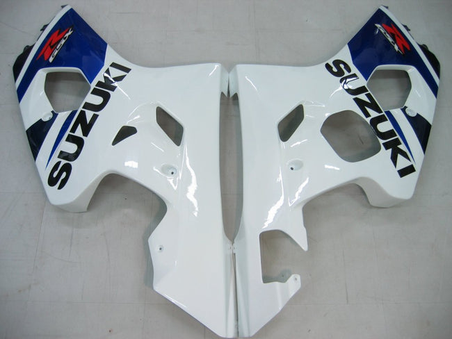 Amotopart 2004-2005 GSXR600/750 Suzuki Verkleidung Blue & White Kit