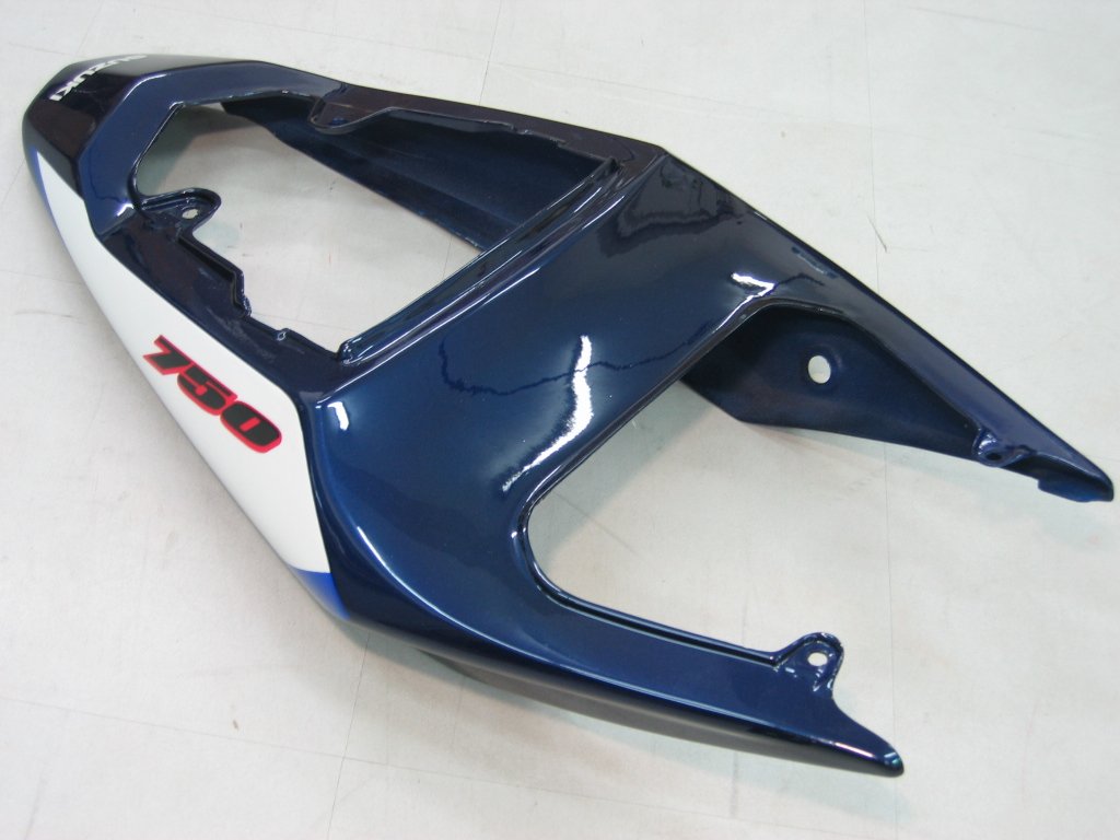 Amotopart 2004-2005 GSXR600/750 Suzuki Verkleidung Blue & White Kit