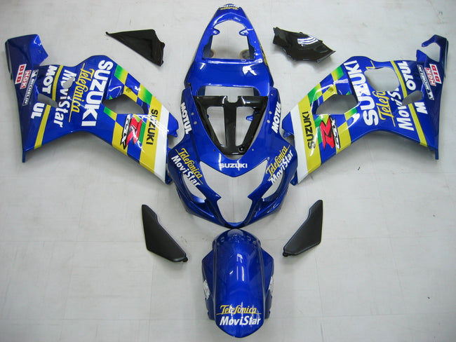 Amotopart 2004-2005 GSXR600750 Suzuki Verkleidung Blue Kit