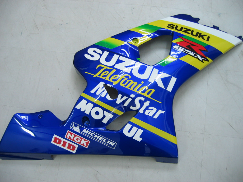 Amotopart 2004-2005 GSXR600750 Suzuki Verkleidung Blue Kit