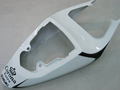 For GSXR 600/750 2004-2005 Bodywork Fairing White ABS Injection Molded Plastics Set