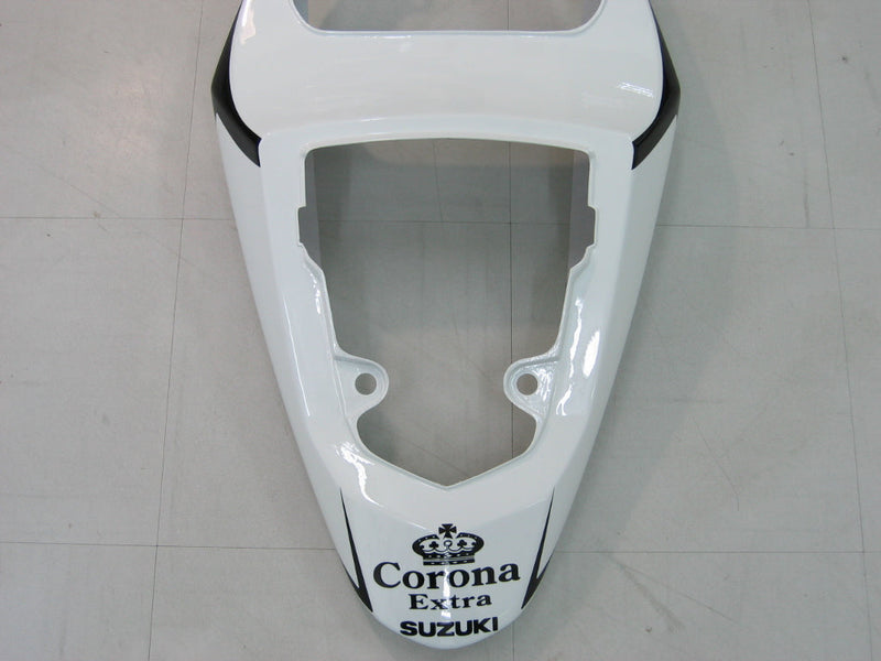 For GSXR 600/750 2004-2005 Bodywork Fairing White ABS Injection Molded Plastics Set