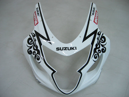 For GSXR 600/750 2004-2005 Bodywork Fairing White ABS Injection Molded Plastics Set