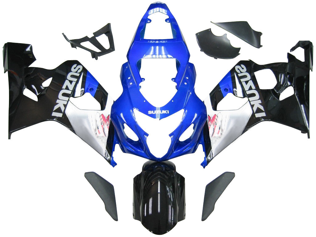 AMOTOPART FAKINGS 2004-2005 SUzuki GSXR 600 750 Blau schwarze Suzuki GSXR Rennsport Generikum