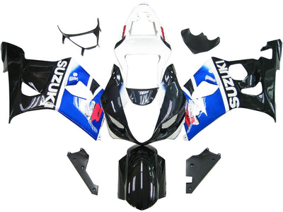 For GSXR 600/750 2004-2005 Bodywork Fairing Blue ABS Injection Molded Plastics Set