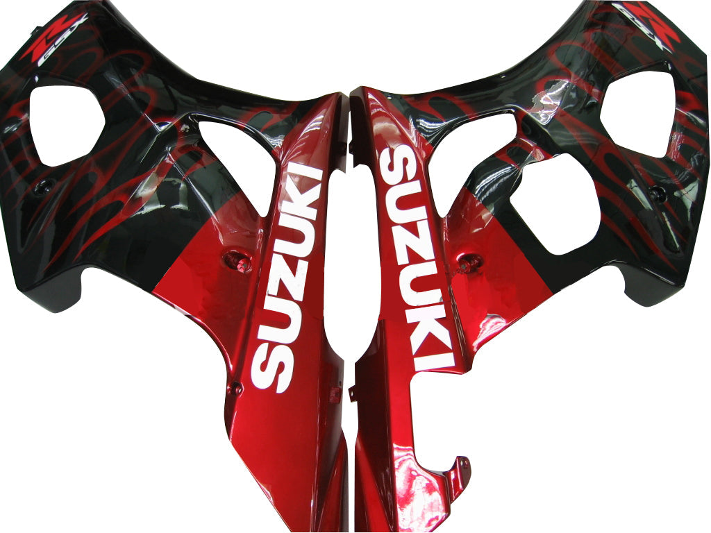 For GSXR 600/750 2004-2005 Bodywork Fairing Red ABS Injection Molded Plastics Set